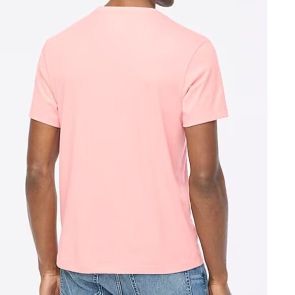 J. Crew Factory L0029 Pink Cotton-blend washed tee NWT size Med - Picture 2 of 8